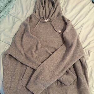 Nike Men's Heather Gray Hoodie